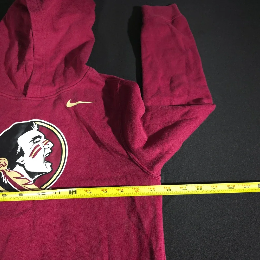 Nike Florida State Seminoles Boys Large Garnet Hoodie NCAA Fleece B31048D
